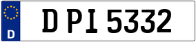 Truck License Plate